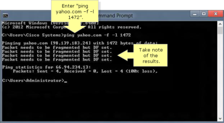 Internet Connectivity Problem: Setting the Right MTU size