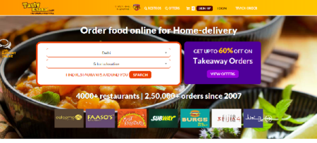 Top Startups To Order Food Online in India
