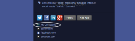 About.me Collections: A cross between Pinterest boards and Google+ circles