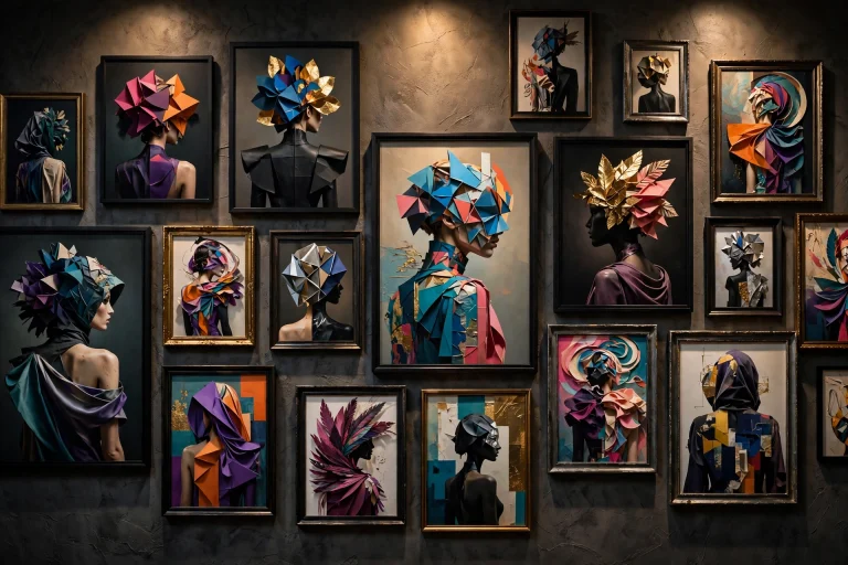 AI magazine cover art collage — creators redefining the magazine look